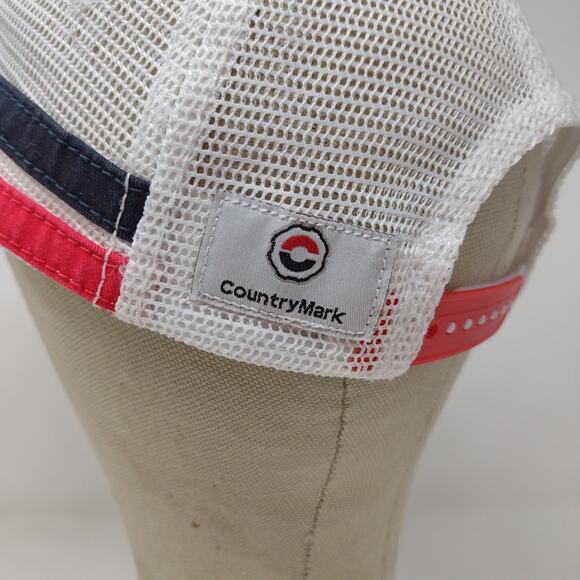CountryMark Co-Alliance Mesh Back Snapback Hat Black White Embroidered Logo OSFA - Picture 5 of 12